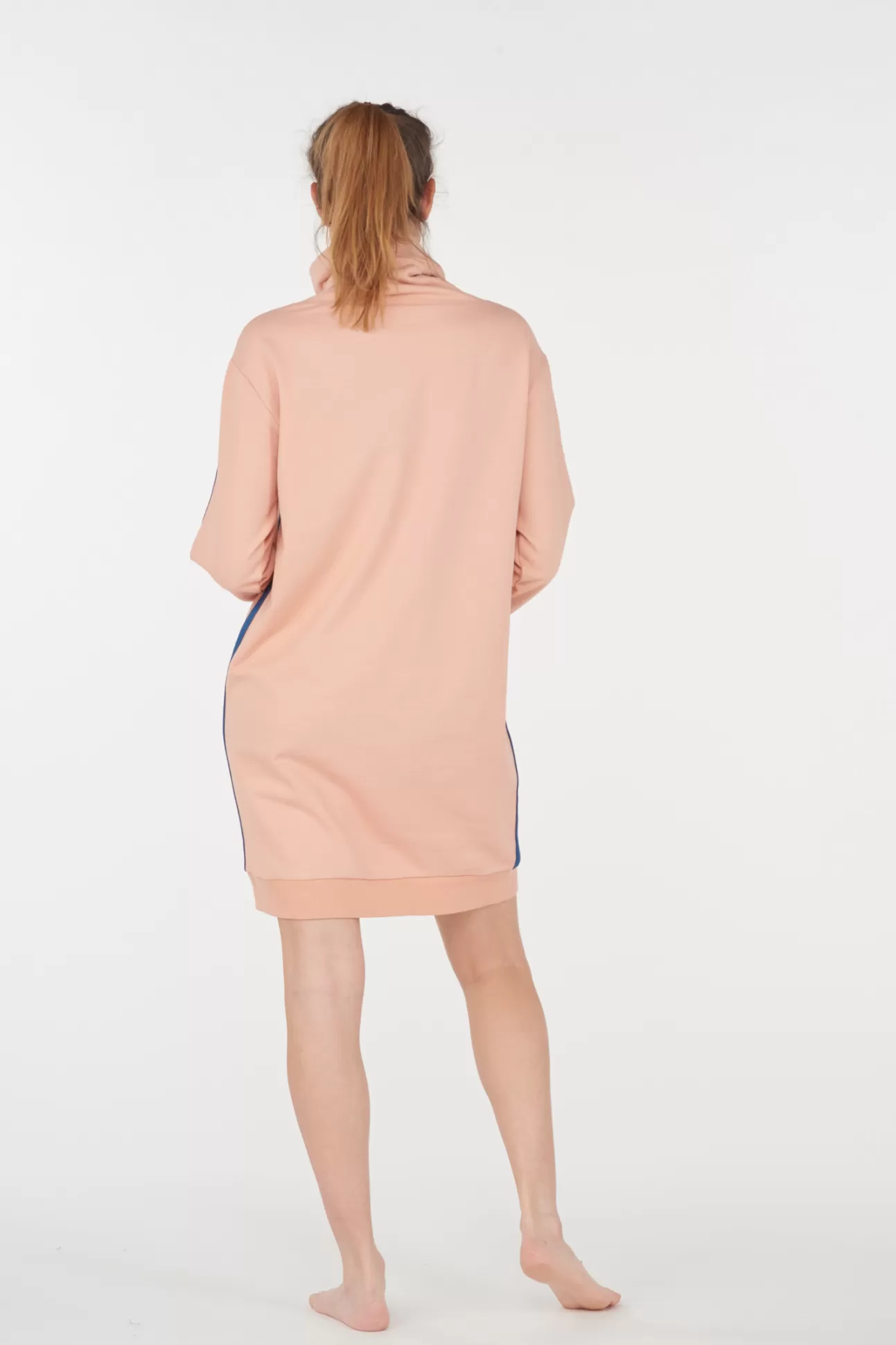 Maison Lejaby Robes T-Shirt Et Robes Pull*Robe Sweat Rose Clair Issue De Fibres V G Tales Abricot