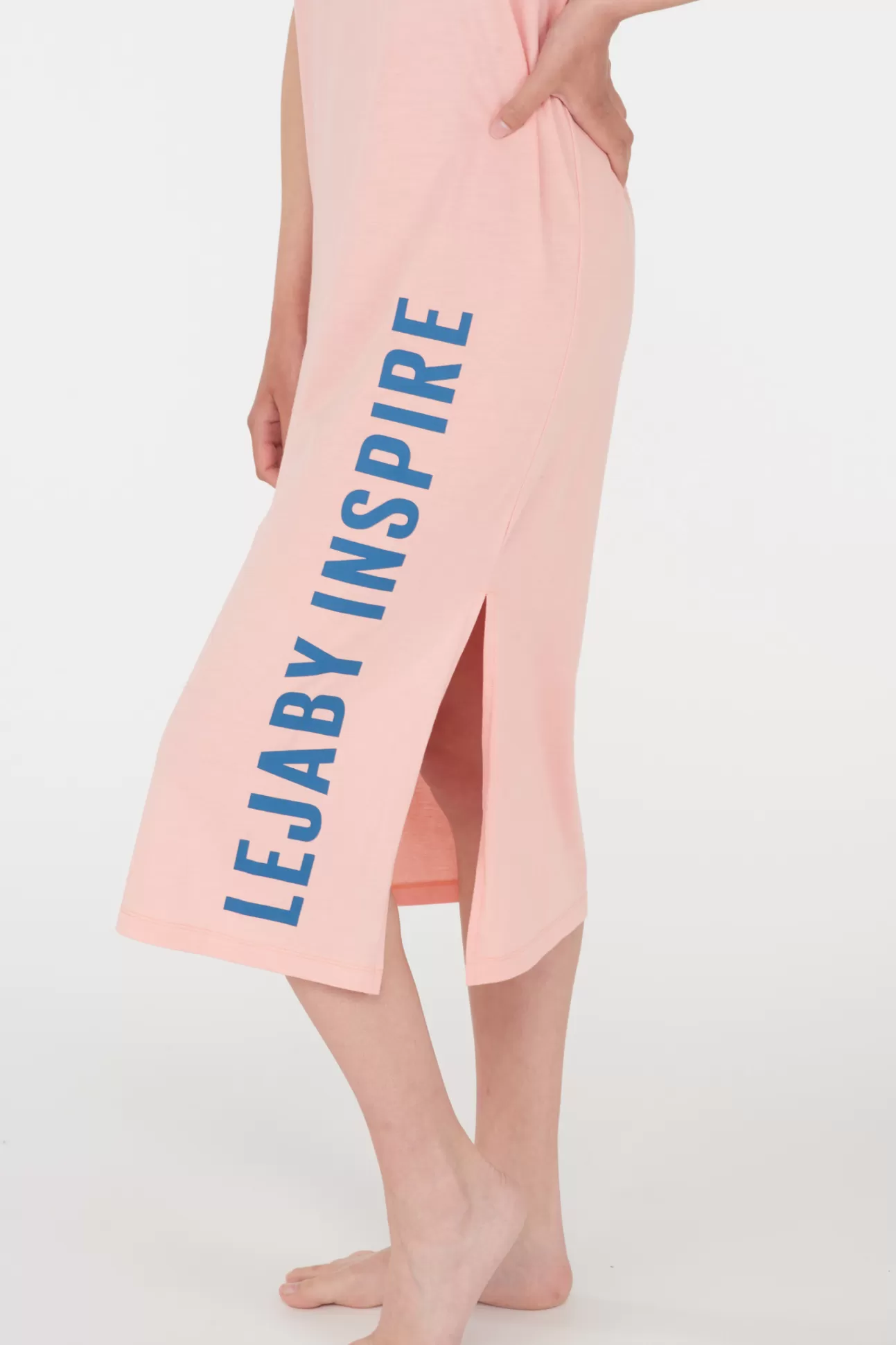 Maison Lejaby Robes T-Shirt Et Robes Pull*Robe T-Shirt Rose Clair Issue De Fibres V G Tales Abricot